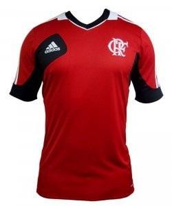 Camisa Flamengo Treino adidas Original 2013 Vermelha Menor preço em Camisa Flamengo Treino adidas Original 2013 Vermelha