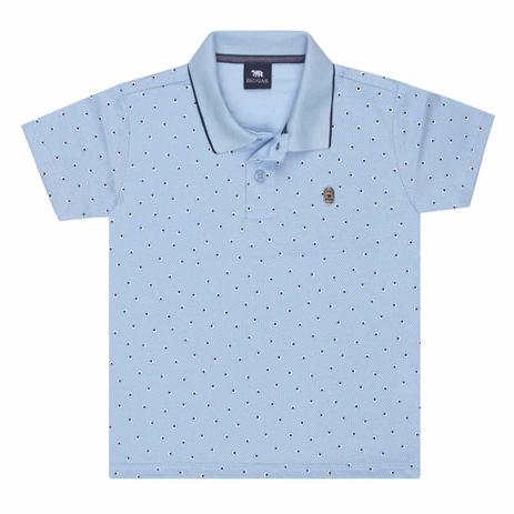 camiseta infantil gola polo