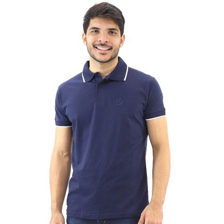 camisa manga polo masculina