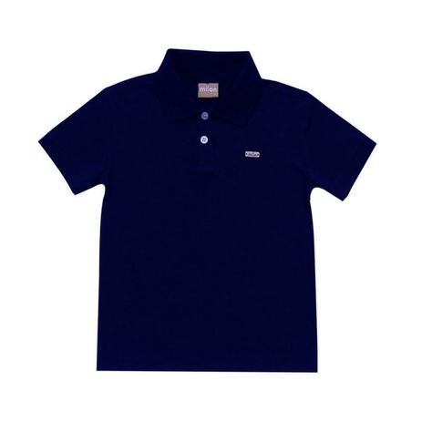 camisa infantil menino gola polo azul milon Menor preço em camisa infantil menino gola polo azul milon