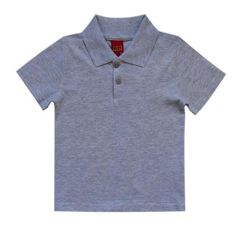 camisa infantil menino gola polo Mescla White Kyly Menor preço em camisa infantil menino gola polo Mescla White Kyly