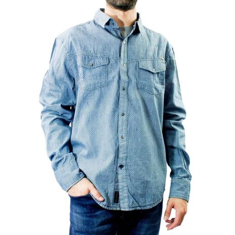 camisa de jeans masculina