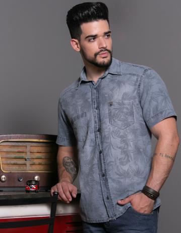 camisas masculinas jeans