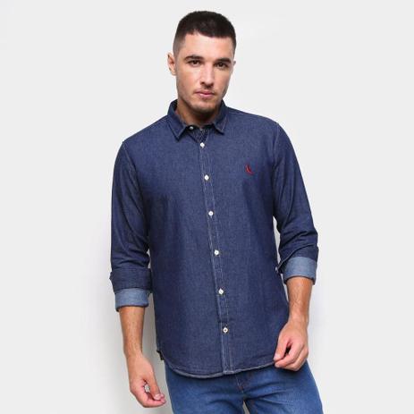 blusa jeans masculina reserva