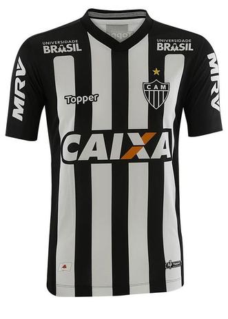 Camisa Jogo 1 Juvenil Atlético MG 2018 Topper S/N Menor preço em Camisa Jogo 1 Juvenil Atlético MG 2018 Topper S/N