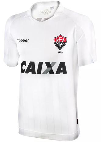 Camisa Jogo 2 Topper Vitória 2017 C/n Menor preço em Camisa Jogo 2 Topper Vitória 2017 C/n