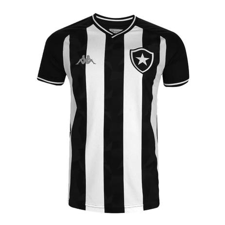 Camisa Kappa Botafogo Oficial I 2019/20 Masculina Menor preço em Camisa Kappa Botafogo Oficial I 2019/20 Masculina
