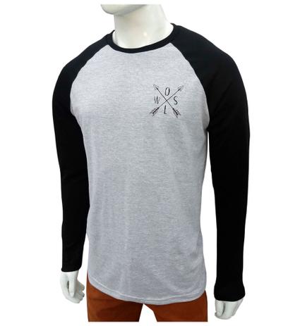 camiseta manga longa marca