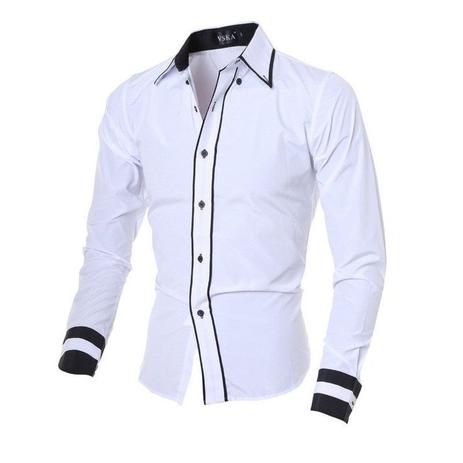 camisas manga corta slim fit