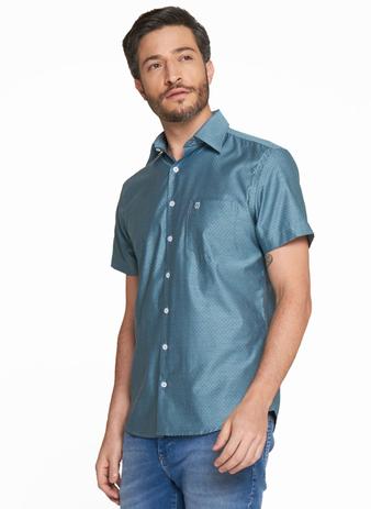 camisa de meia manga