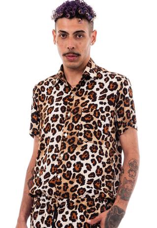 camisa estampa animal