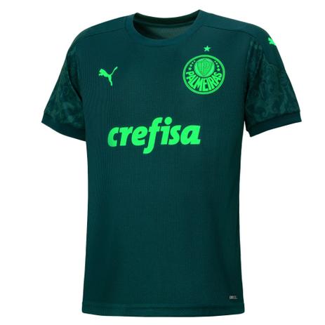 Camisa Palmeiras Juvenil 3 20/21 s/n Torcedor Puma - Verde Menor preço em Camisa Palmeiras Juvenil 3 20/21 s/n Torcedor Puma - Verde