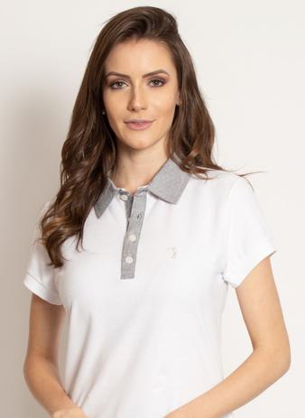 Camisa polo feminina aleatory Clearance