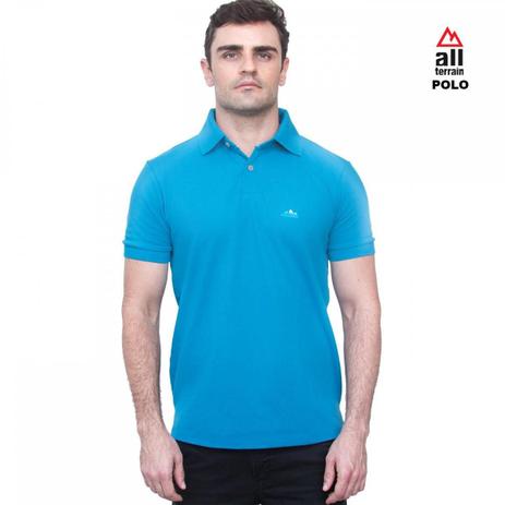 Camisa polo azul turquesa Clearance