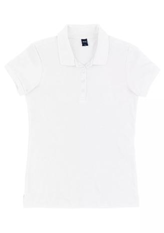 camisa polo basica feminina