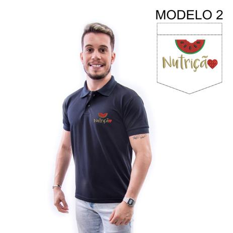 bordados em camisas polo