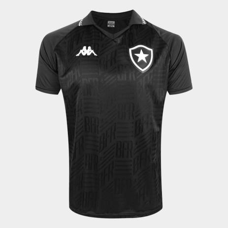 Camisa Polo Botafogo Kappa Clone Supporter Masculina Menor preço em Camisa Polo Botafogo Kappa Clone Supporter Masculina