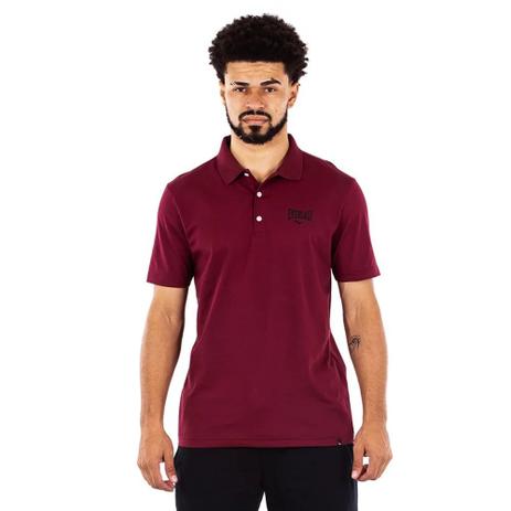 polo vinho masculina
