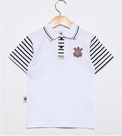 Camisa Polo Infantil Corinthians MO Oficial - Revedor Menor preço em Camisa Polo Infantil Corinthians MO Oficial - Revedor