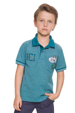 Camisa Polo Manga Curta Infantil Menino Azul - Brandili Mundi Menor preço em Camisa Polo Manga Curta Infantil Menino Azul - Brandili Mundi