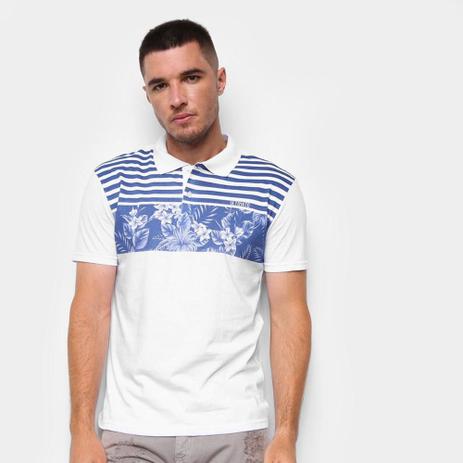 camisa de malha estampada