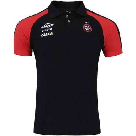 Camisa Polo Umbro Atlético Paranaense Viagem 2017 Masculina Menor preço em Camisa Polo Umbro Atlético Paranaense Viagem 2017 Masculina