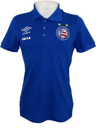 Menor preço em Camisa Polo Viagem Bahia Umbro Azul