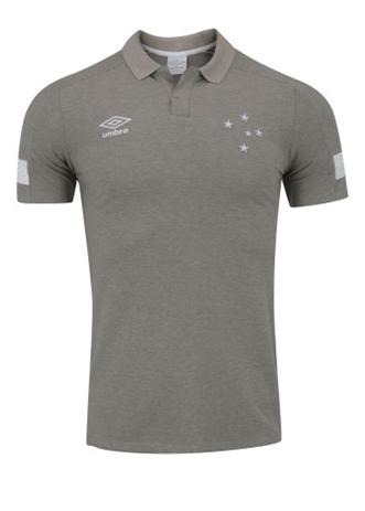 Camisa Polo Viagem Cruzeiro 2018 Cz - Umbro Menor preço em Camisa Polo Viagem Cruzeiro 2018 Cz - Umbro