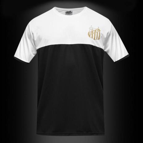 camiseta santos preta masculina