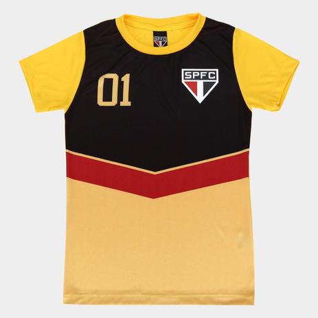 Camisa São Paulo 100 Gols Feminina - Spr Menor preço em Camisa São Paulo 100 Gols Feminina - Spr