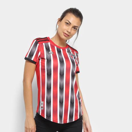 Camisa São Paulo II 19/20 s/nº Torcedor Adidas Feminina Menor preço em Camisa São Paulo II 19/20 s/nº Torcedor Adidas Feminina