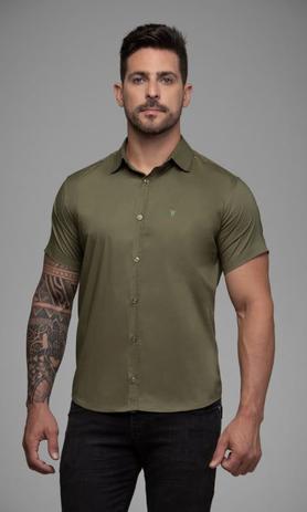 camisa com elastano