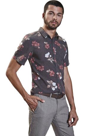 camisas abertas estampadas