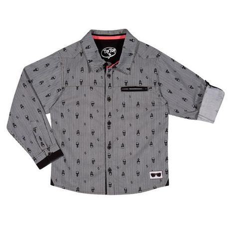 camisa social bebe