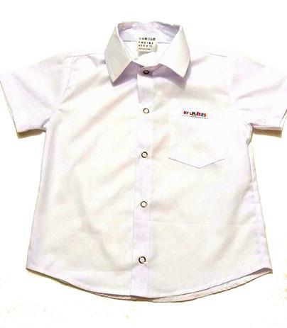 camisa social branca infantil feminina