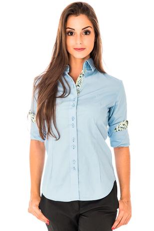camisa social femenina