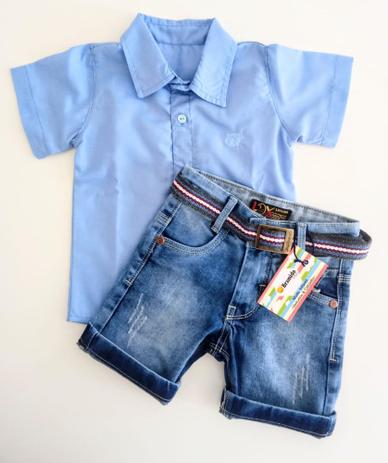 camisa social infantil