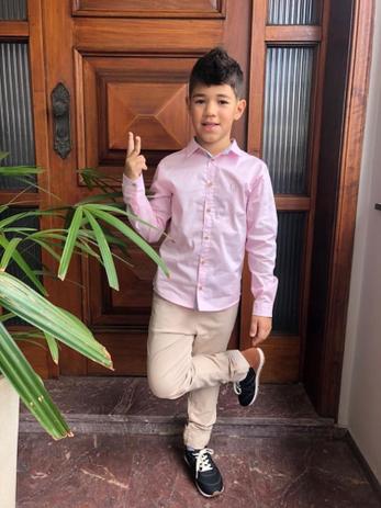 camisa social infantil