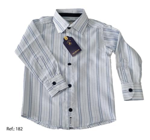 camisa social infantil masculina