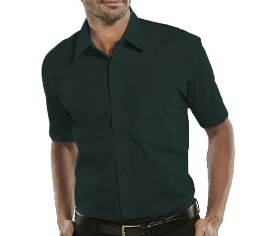 camisa social masculina verde escuro