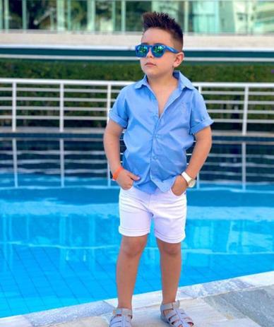 camisa social infantil