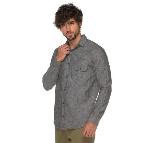 camisa linho masculina manga longa