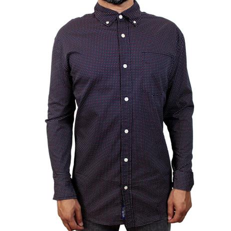 camisa social algodão