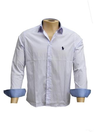 camisa social masculina polo