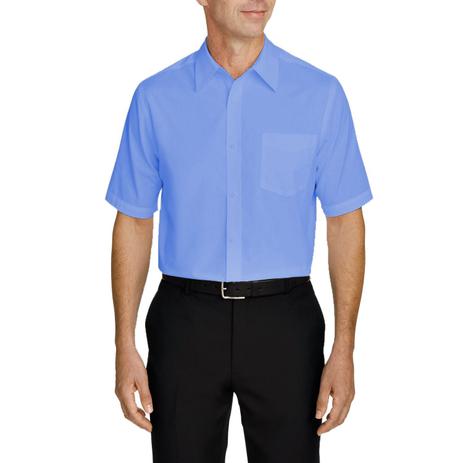 camisa azul social masculina