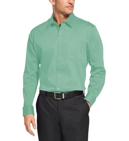camisa social masculina verde