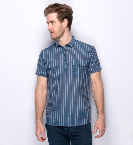 camisa social masculina linho