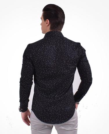 Camisa Social Masculina Slim Estampada - Hórus oficial Menor preço em Camisa Social Masculina Slim Estampada - Hórus oficial