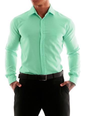 camisas slim fit masculinas