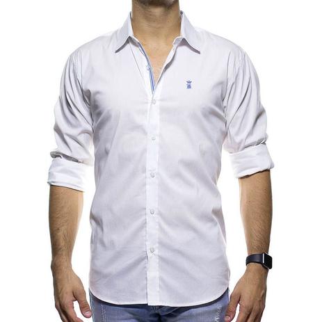 Camisa Social Sergio K Branca Slim Fit Menor preço em Camisa Social Sergio K Branca Slim Fit